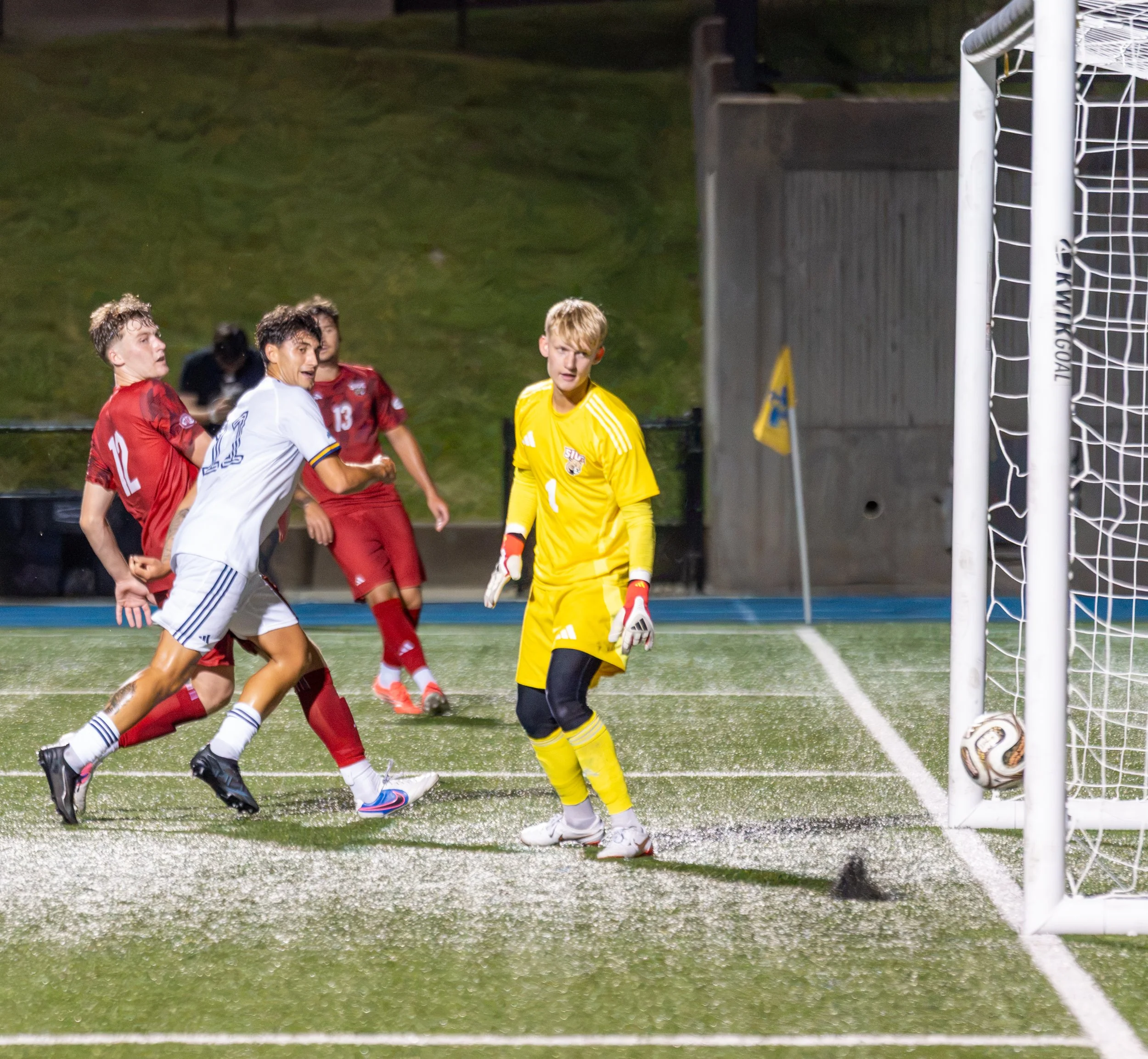SIUE away at UMKC on Aug 20th, 2026, final score was 5-0 UMKC