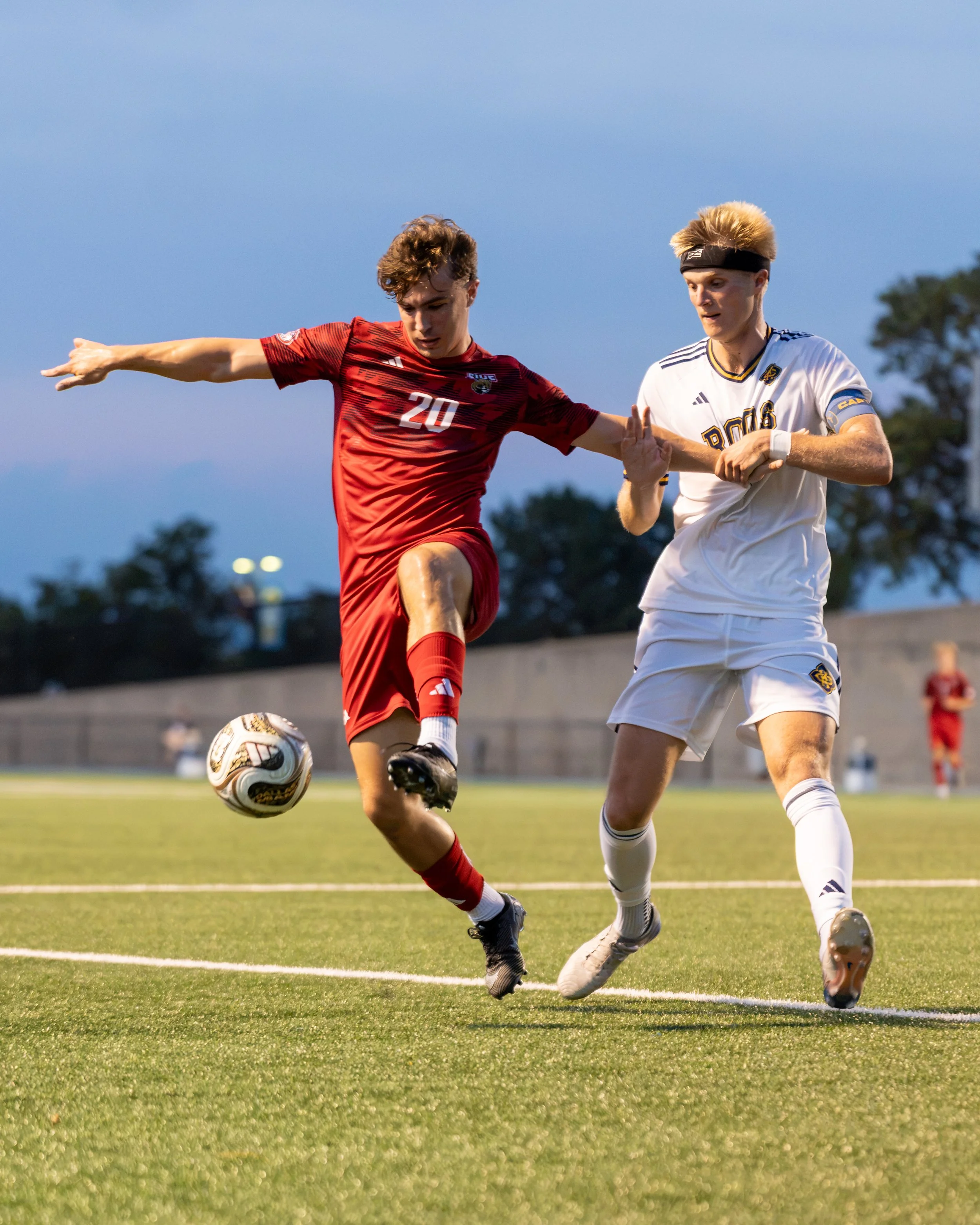 SIUE away at UMKC on Aug 20th, 2026, final score was 5-0 UMKC