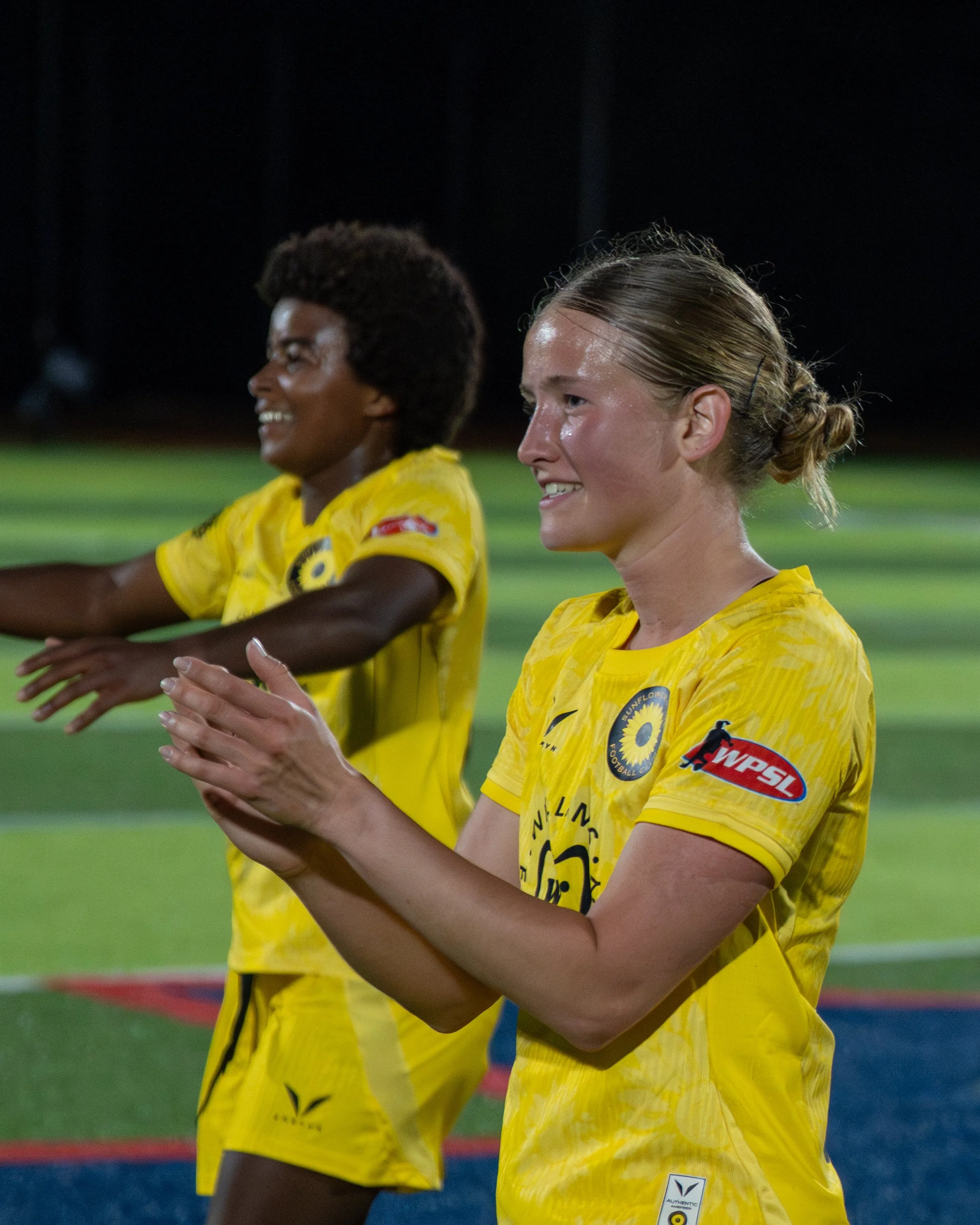 Sunflower State FC players clap for the supporters post match at home against KC Current II on May 20th, 2026 - Photo by: Austin Farrow