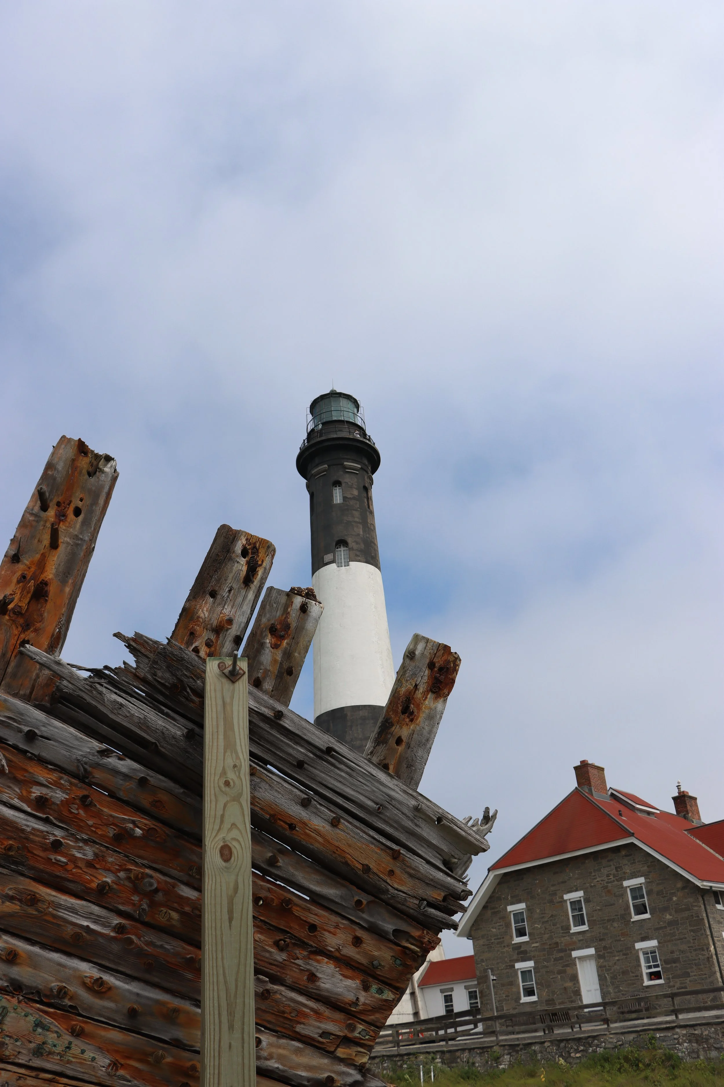 SS Savannah Wreckage & Fire Island Lighthouse
