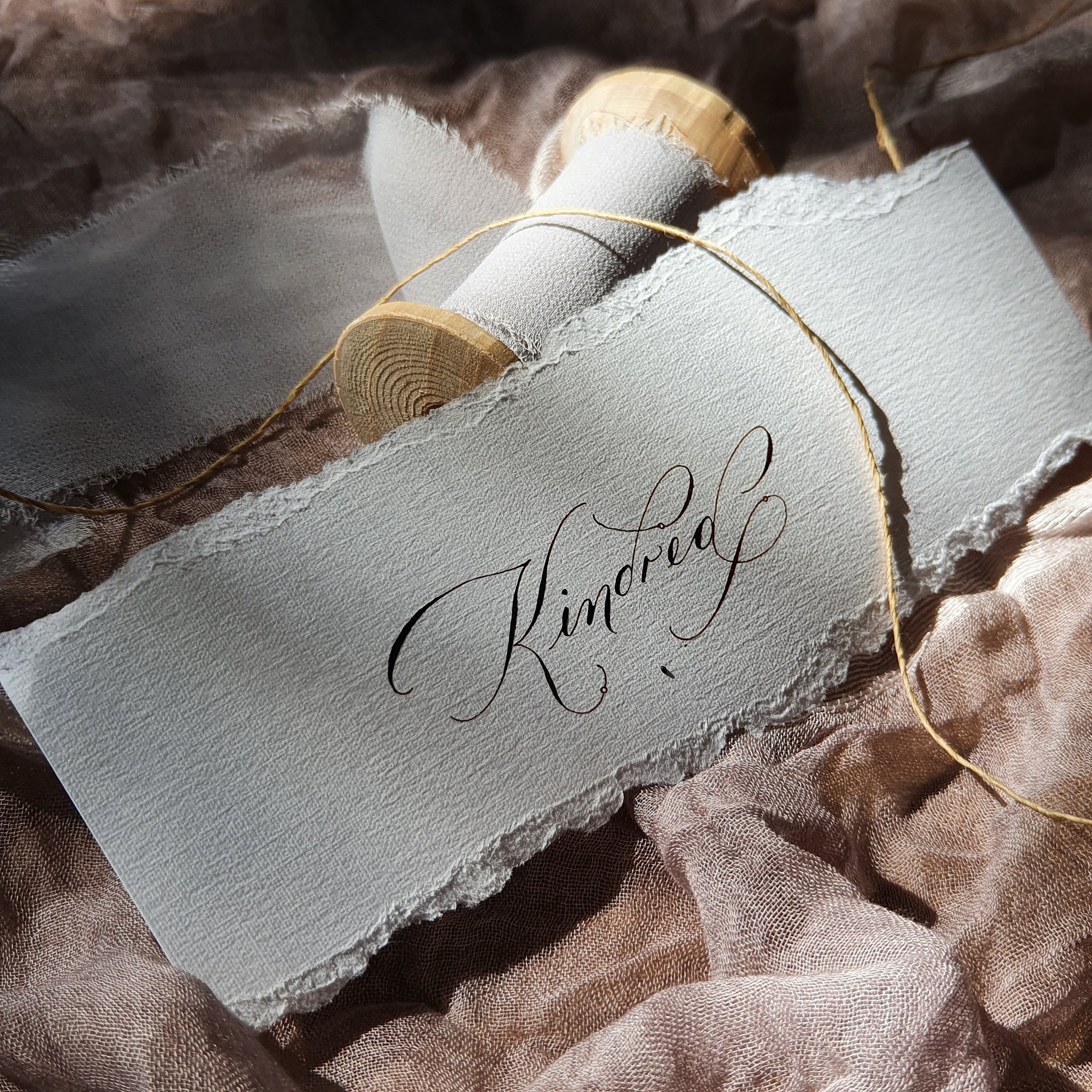 hand written calligraphy