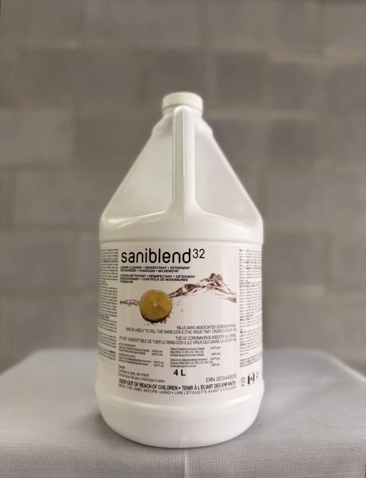 Saniblend Disinfectant Lemon Cleaner