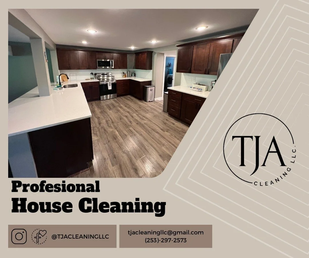 Contact us today for a free quote!

Move in/out
AirBnB, VRBO
Traveling Nurse / Mid term rental cleaning

Email: tjacleaningllc@gmail.com
Phone: (253)-297-2573