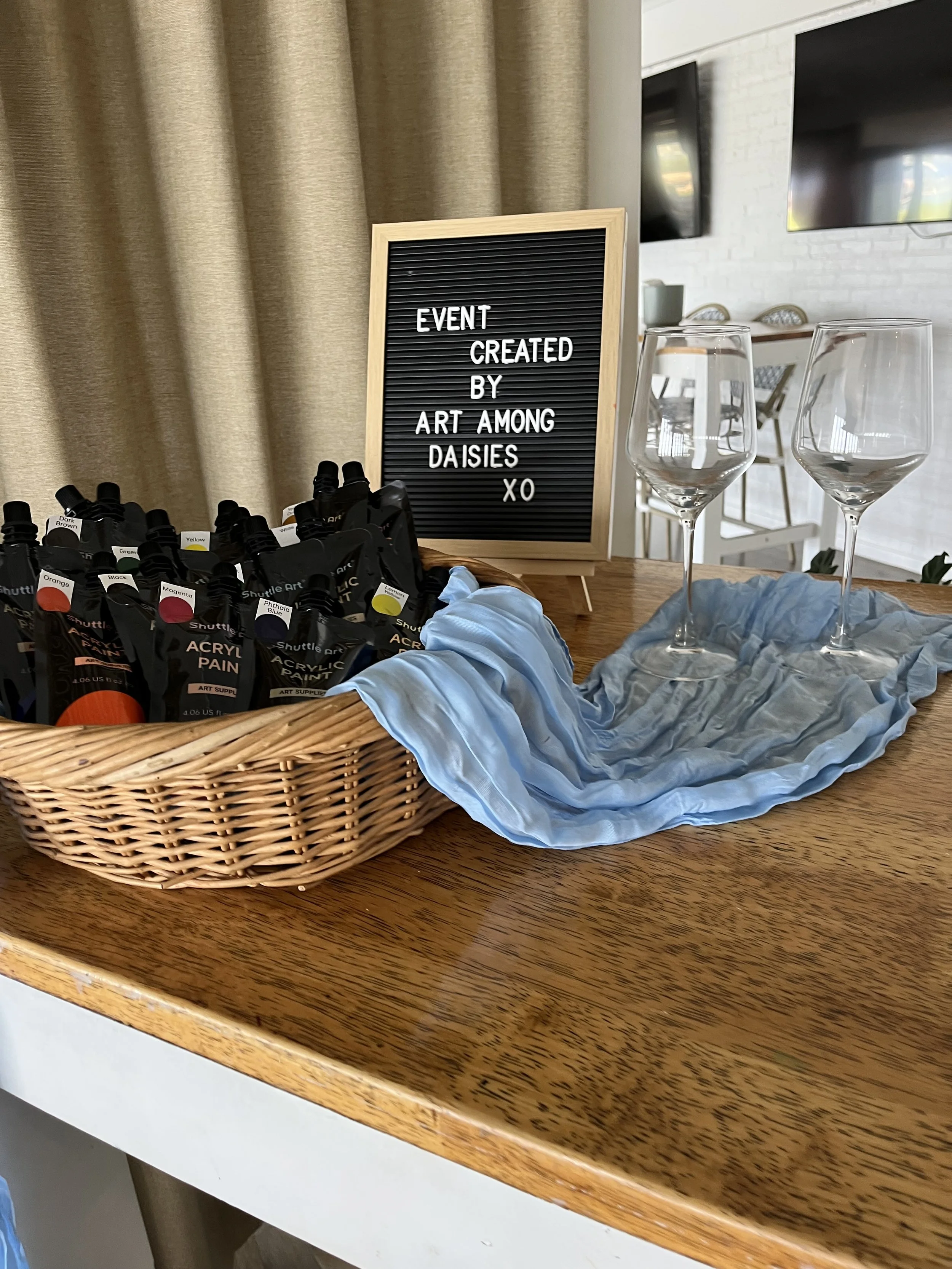 Wine Painting - Sip & Paint Townsville