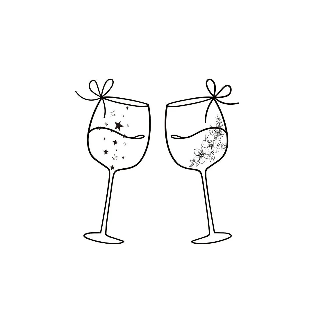 wine glass painting sip & paint Townsville