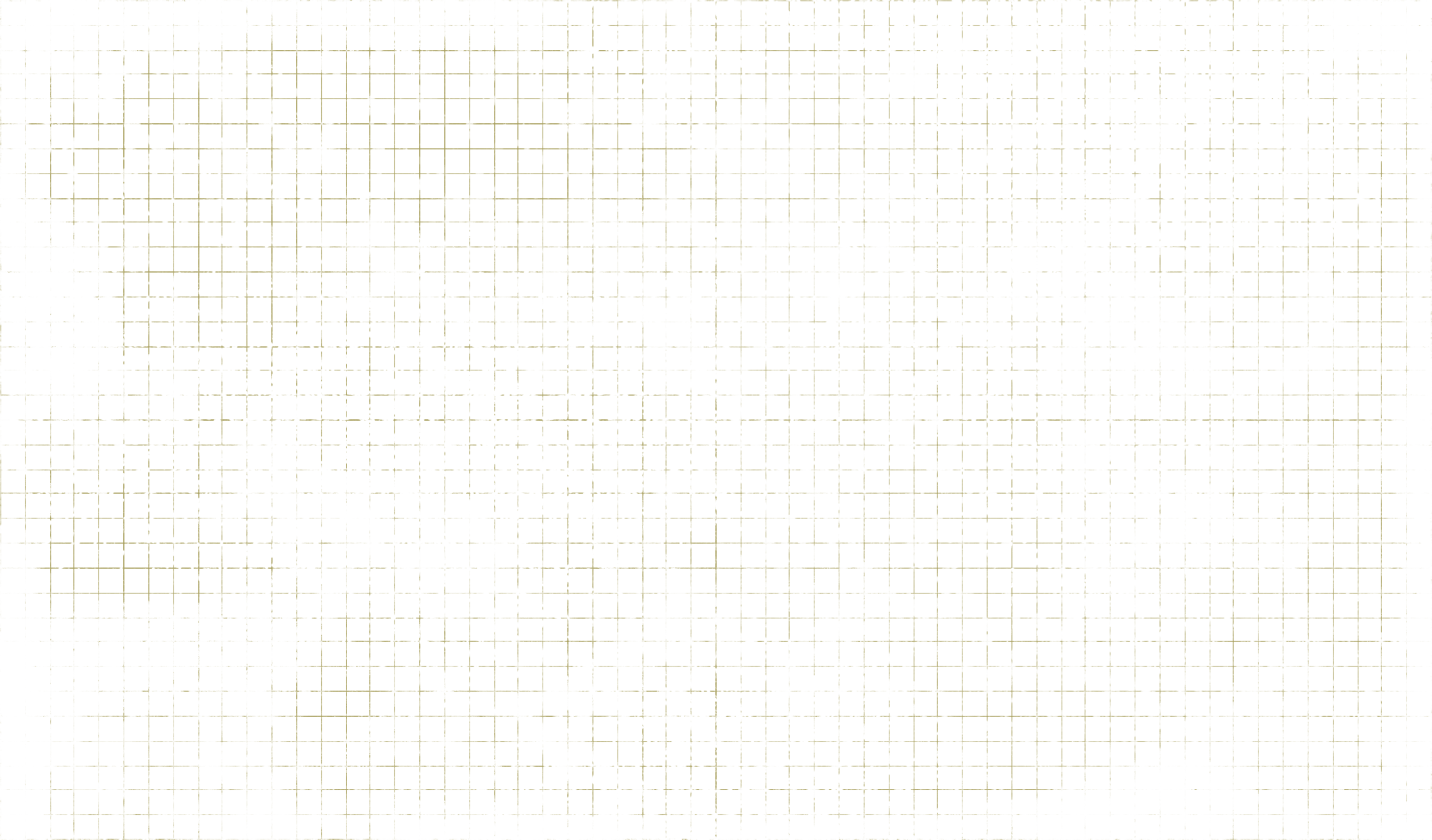 A black background with a grid pattern of yellow lines forming small squares.