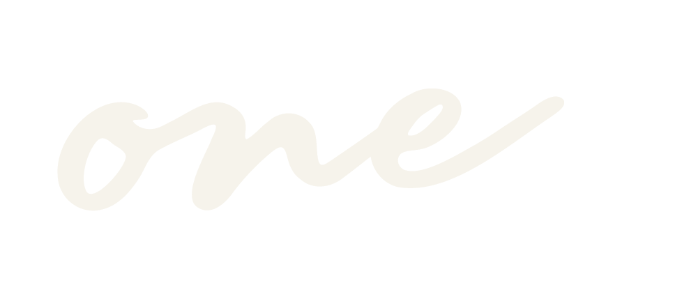 white script font one