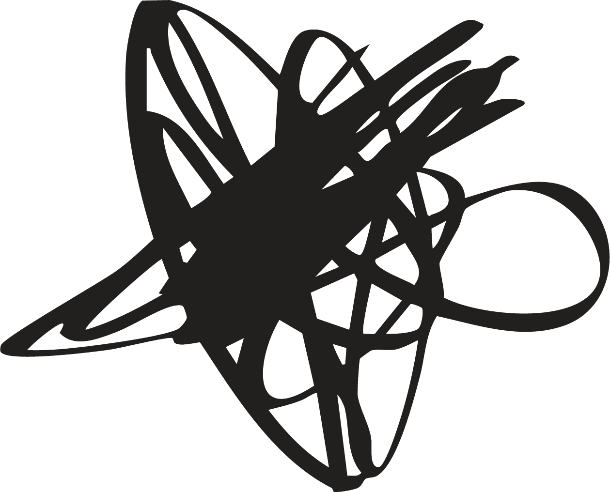 black squiggle lines