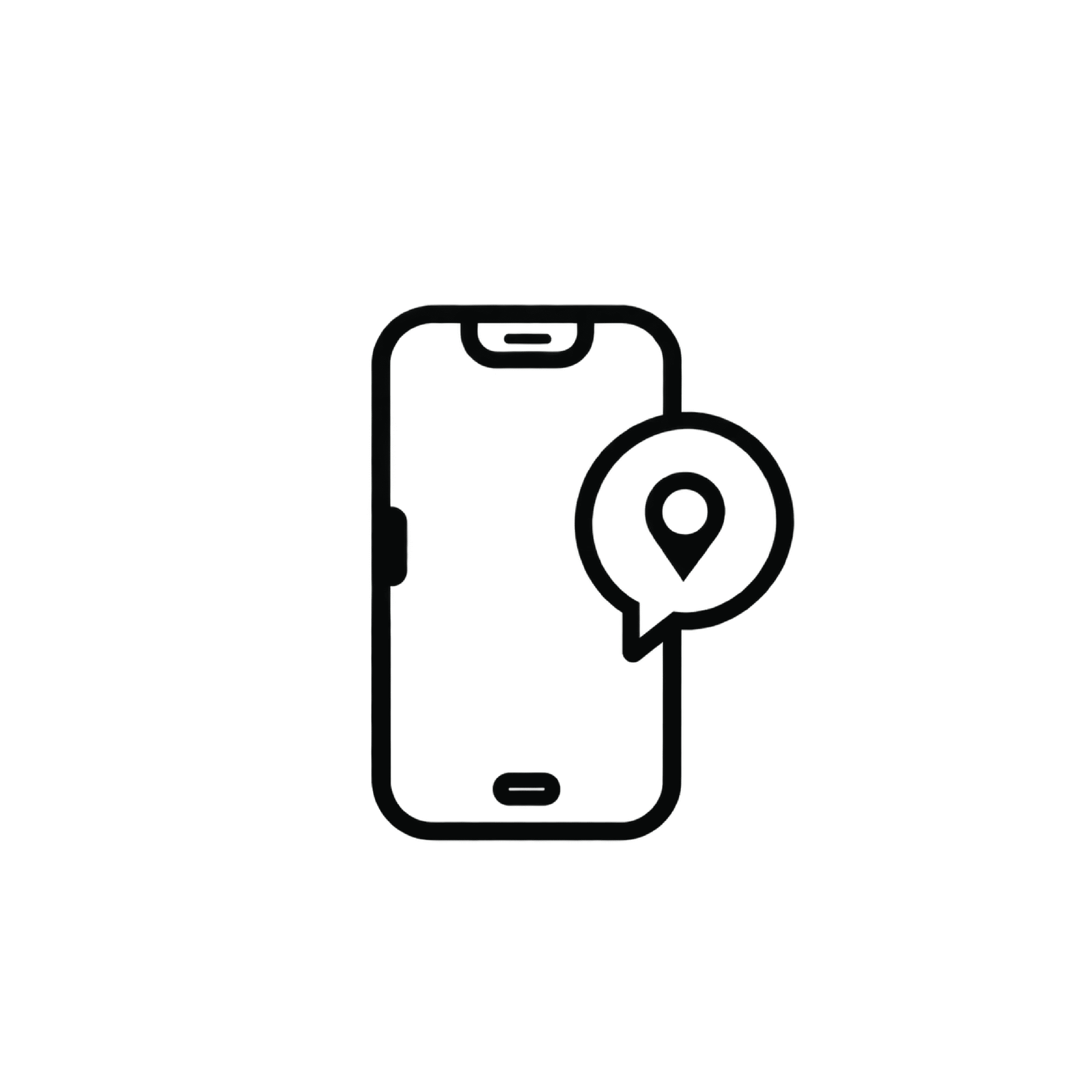 icon outline of phone