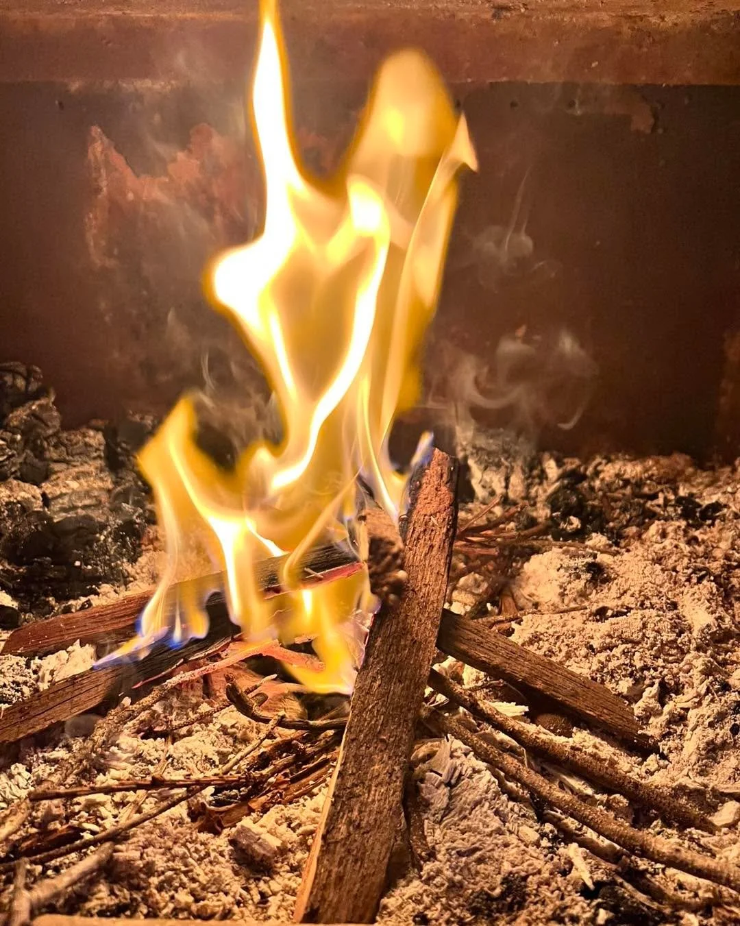 As I built the fire today on this chilly winter&rsquo;s day, I found myself thinking of my grandmother.

I could see her hands, carefully stacking the wood into a pyramid before striking the match.

And then this thought landed&hellip;

Why a pyramid