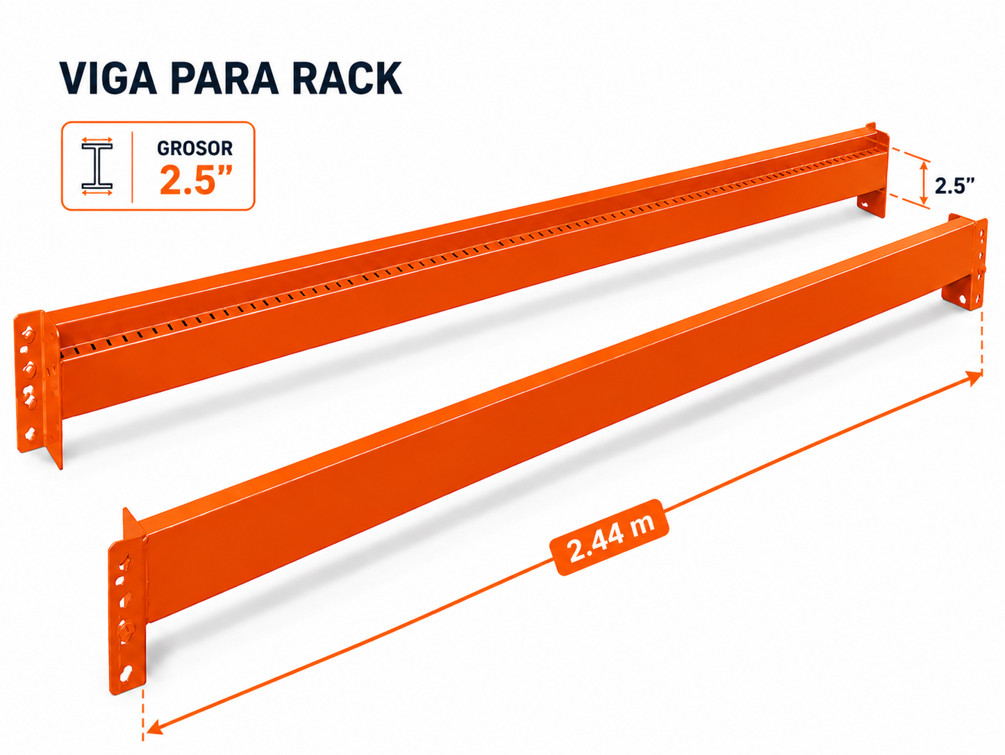 Viga 2.5"