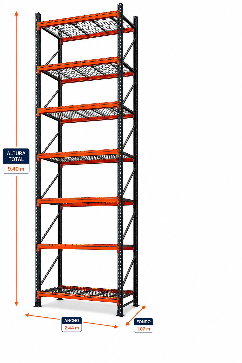 Rack 9.40 m