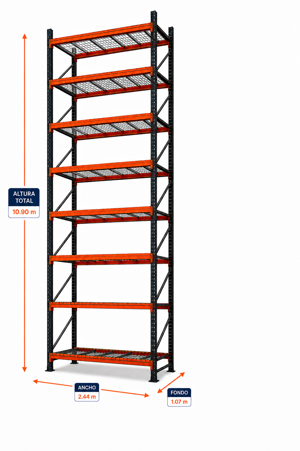 Rack 10.90 m