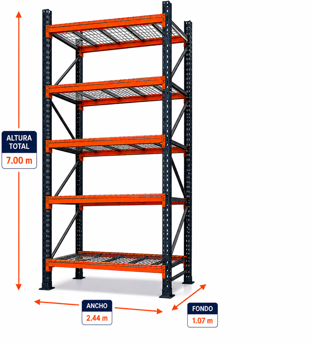 Rack 7.00 m