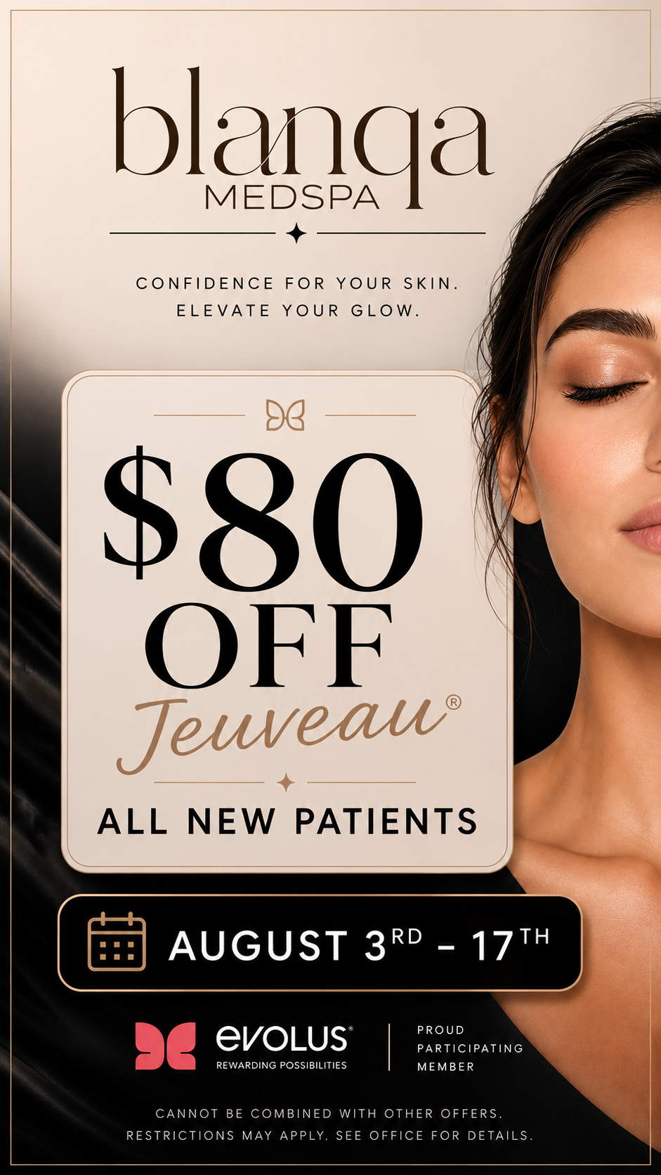 Save $80 on Jeuveau® for New Patients at Blanqa Medspa (August 3–17)