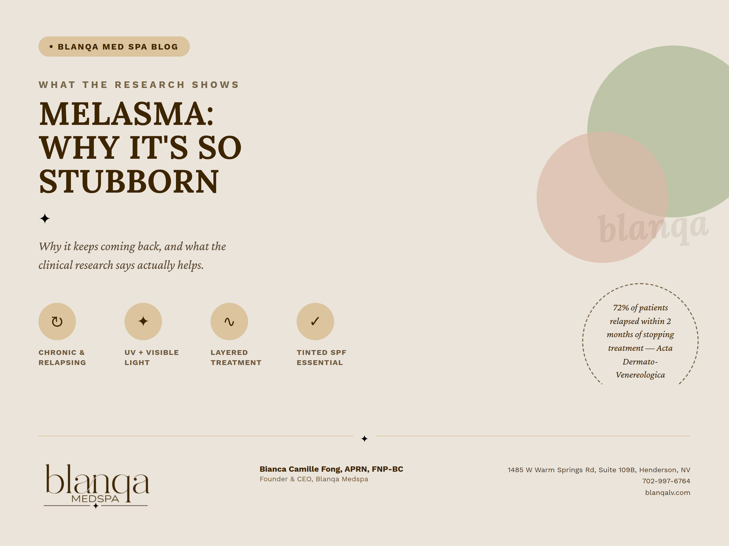 Melasma: Why It's So Stubborn and What Actually Helps