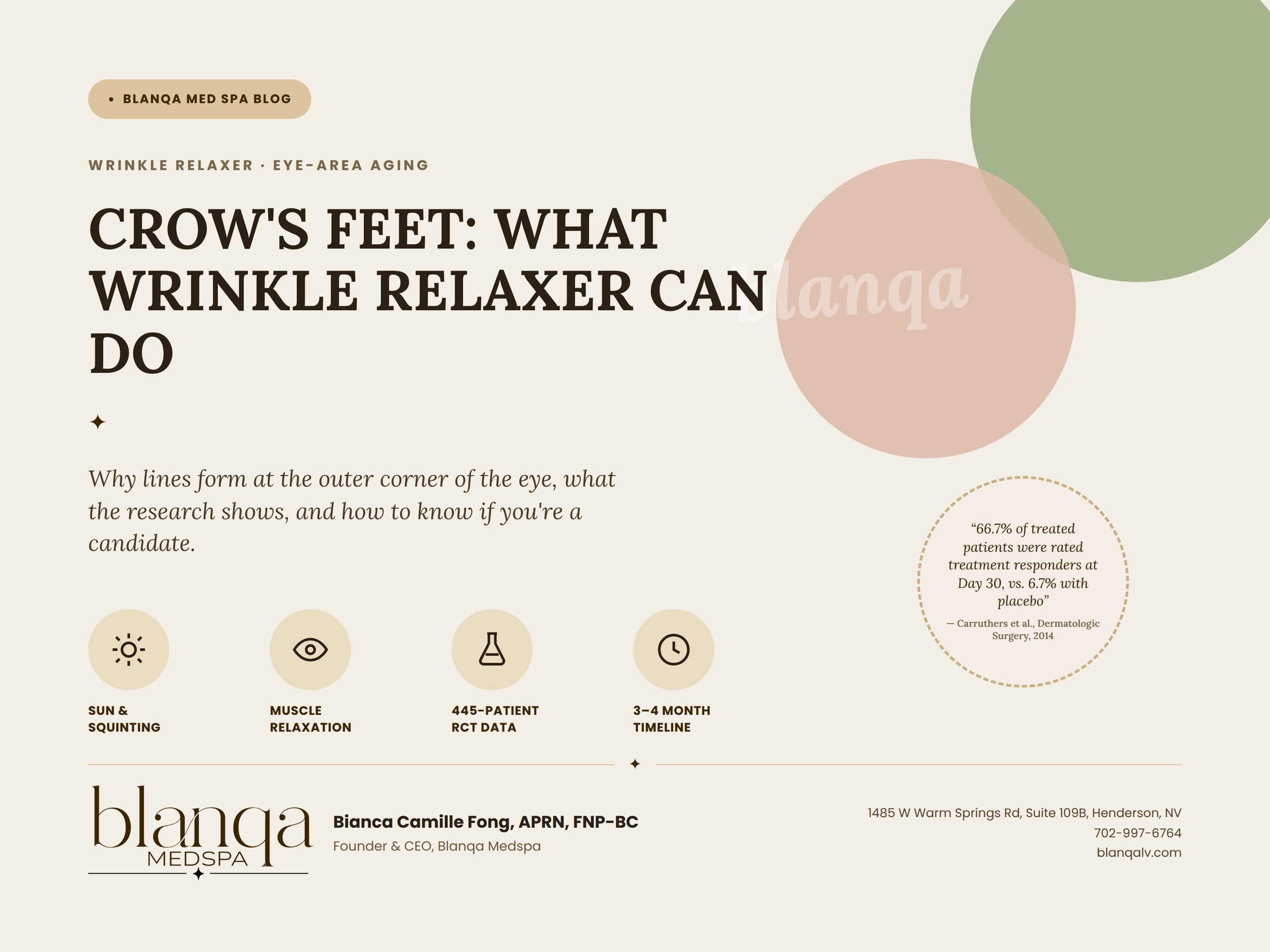 Crow's Feet: What Wrinkle Relaxer Can (and Can't) Do