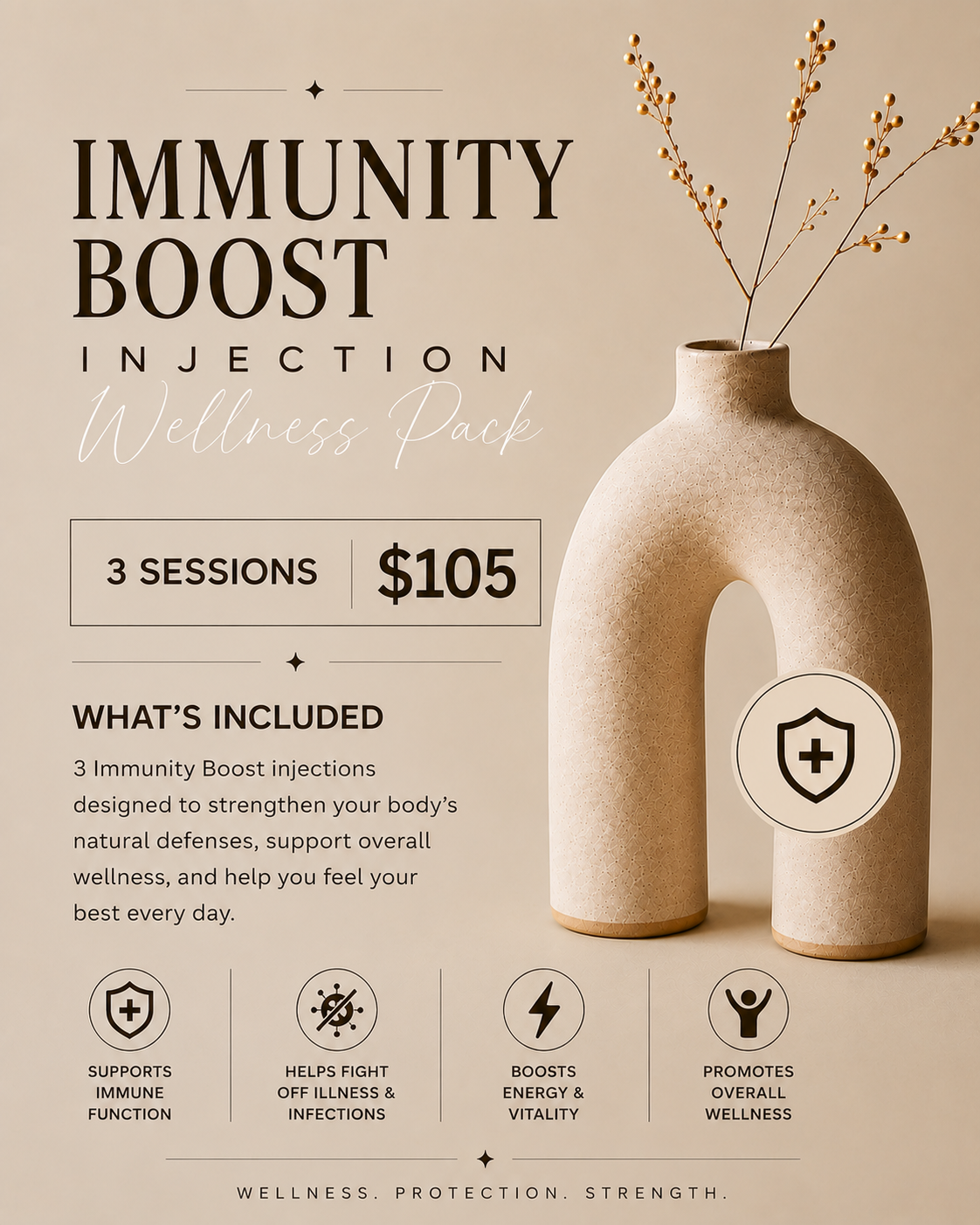 Immunity Boost Injection - 3 sessions
