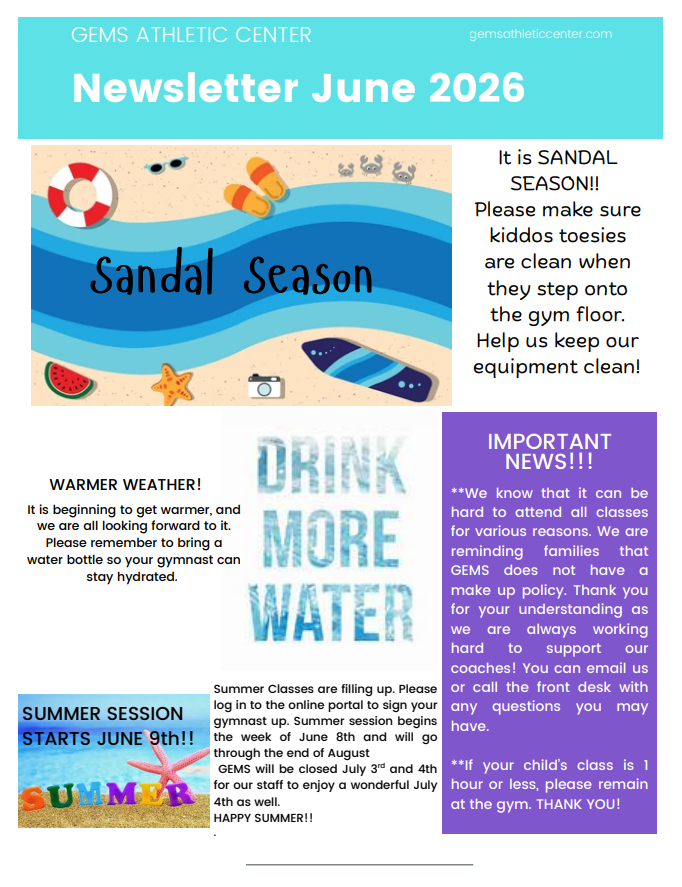 June GEMS Newsletter