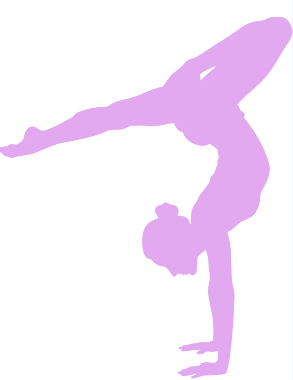 Silhouette of a person performing a handstand against a white background.