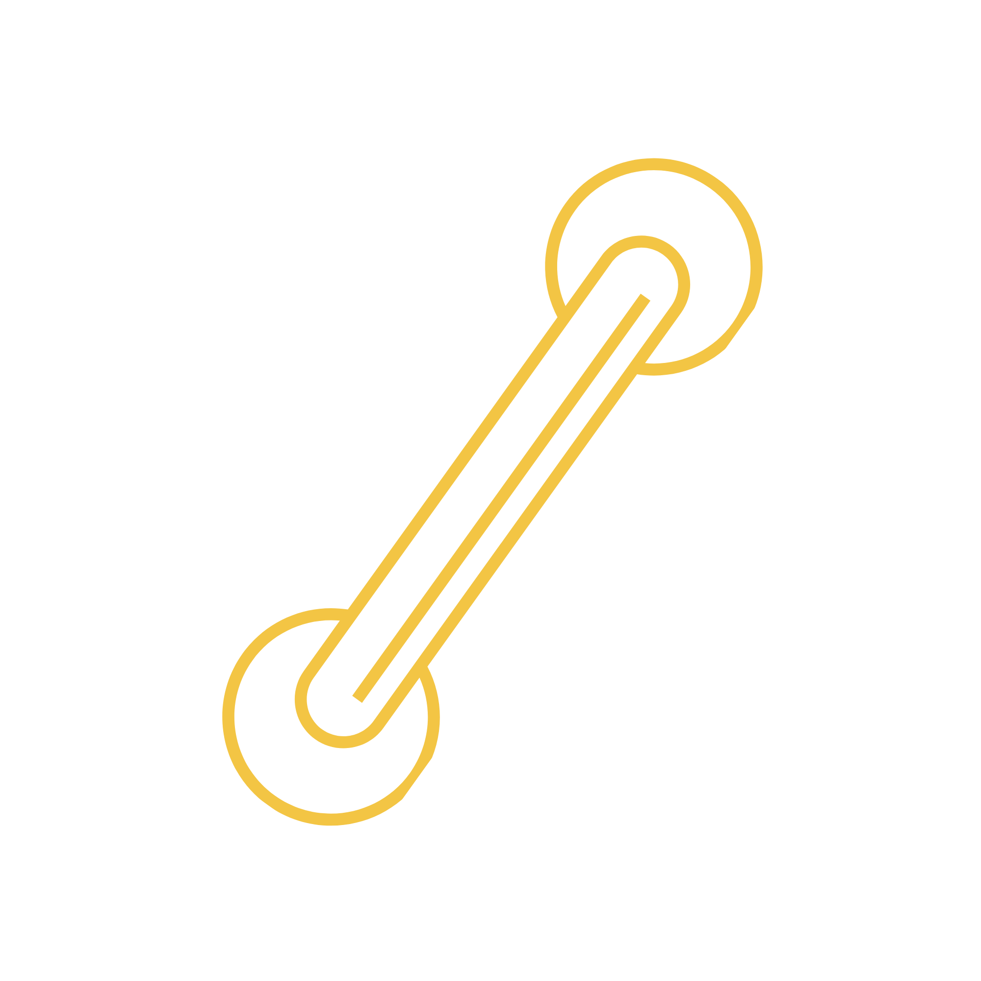 Neon-style image of a yellow paperclip with the letter 'P' in yellow next to it on a black background.