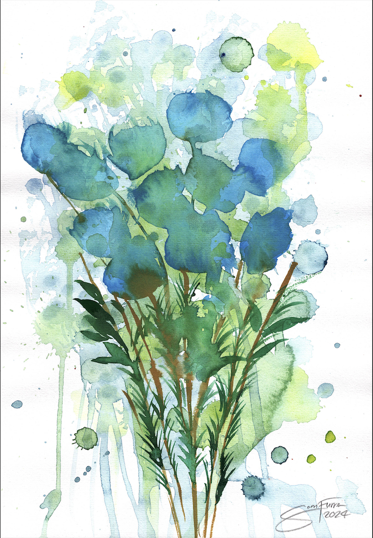 Blaue Blumen