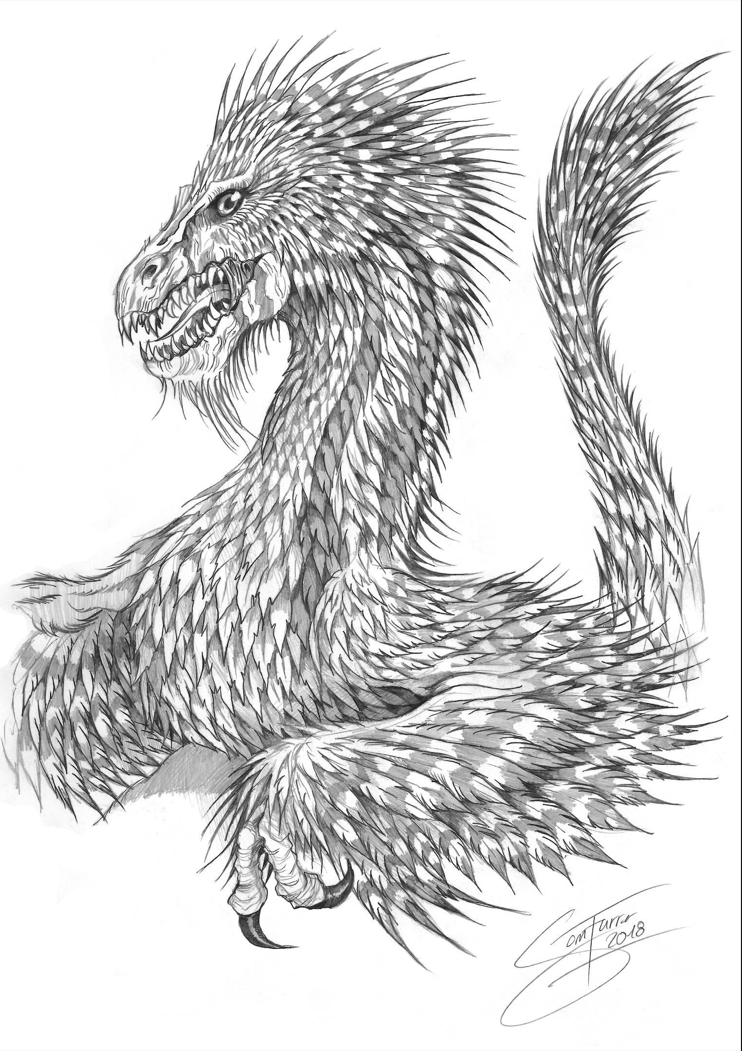 Gefiederter Drache
