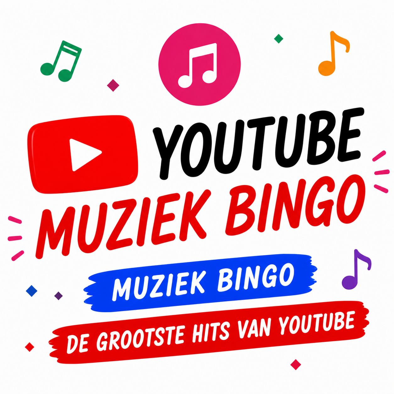 Muziek Bingo - Grote YouTube Hits