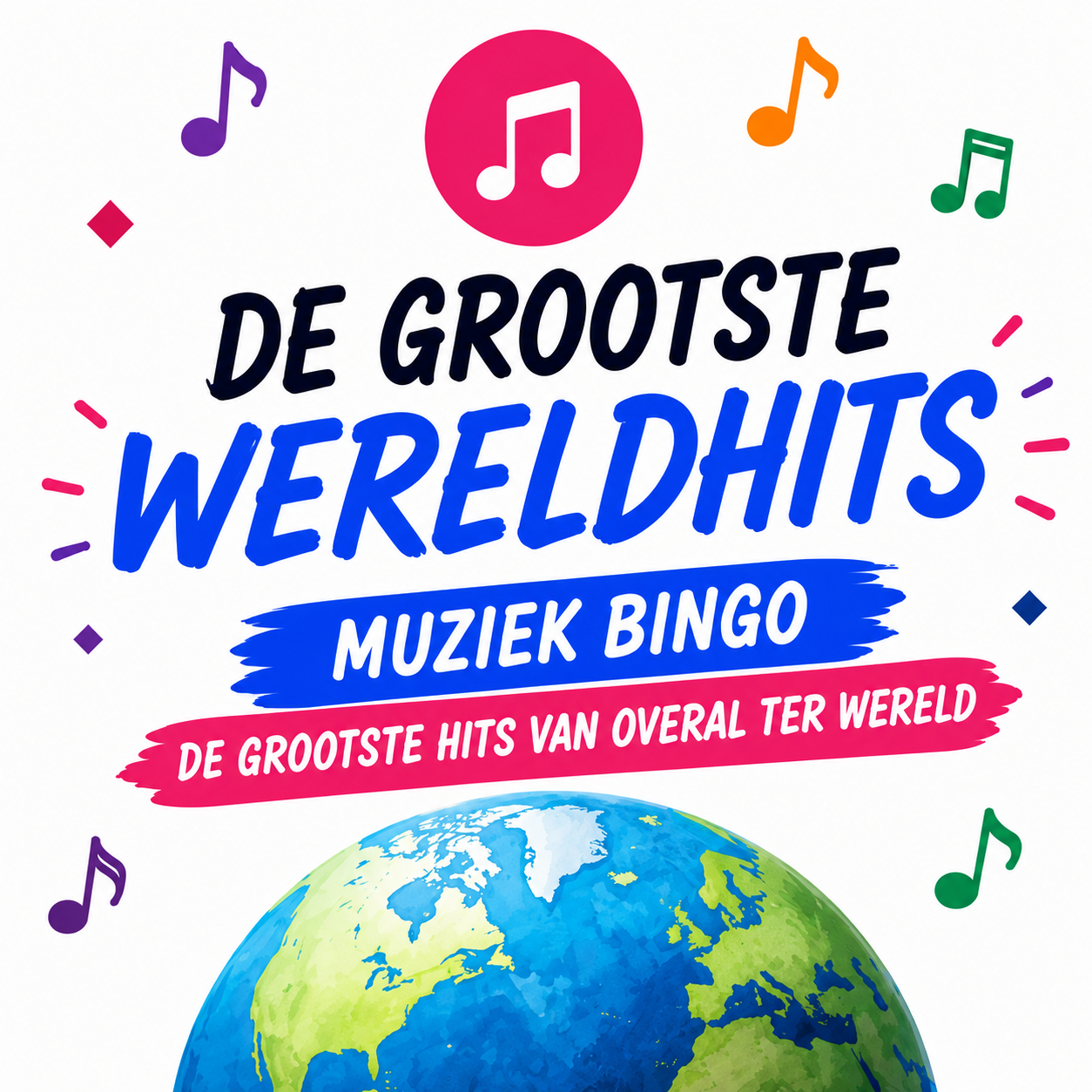 Muziek Bingo - De Grootste Wereldhits