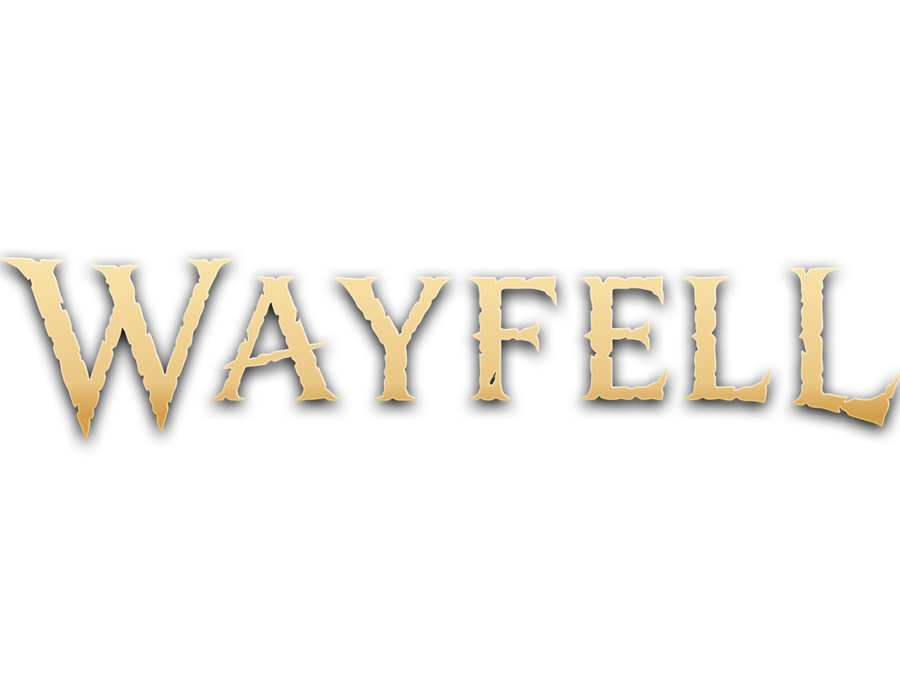 Title of a movie or series logo that says 'Wayfellow' in stylized font on a black background.