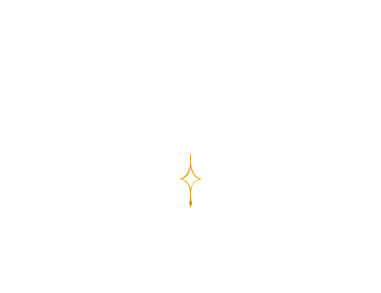 A black background with a gold, four-pointed star in the center, emitting a subtle glow.