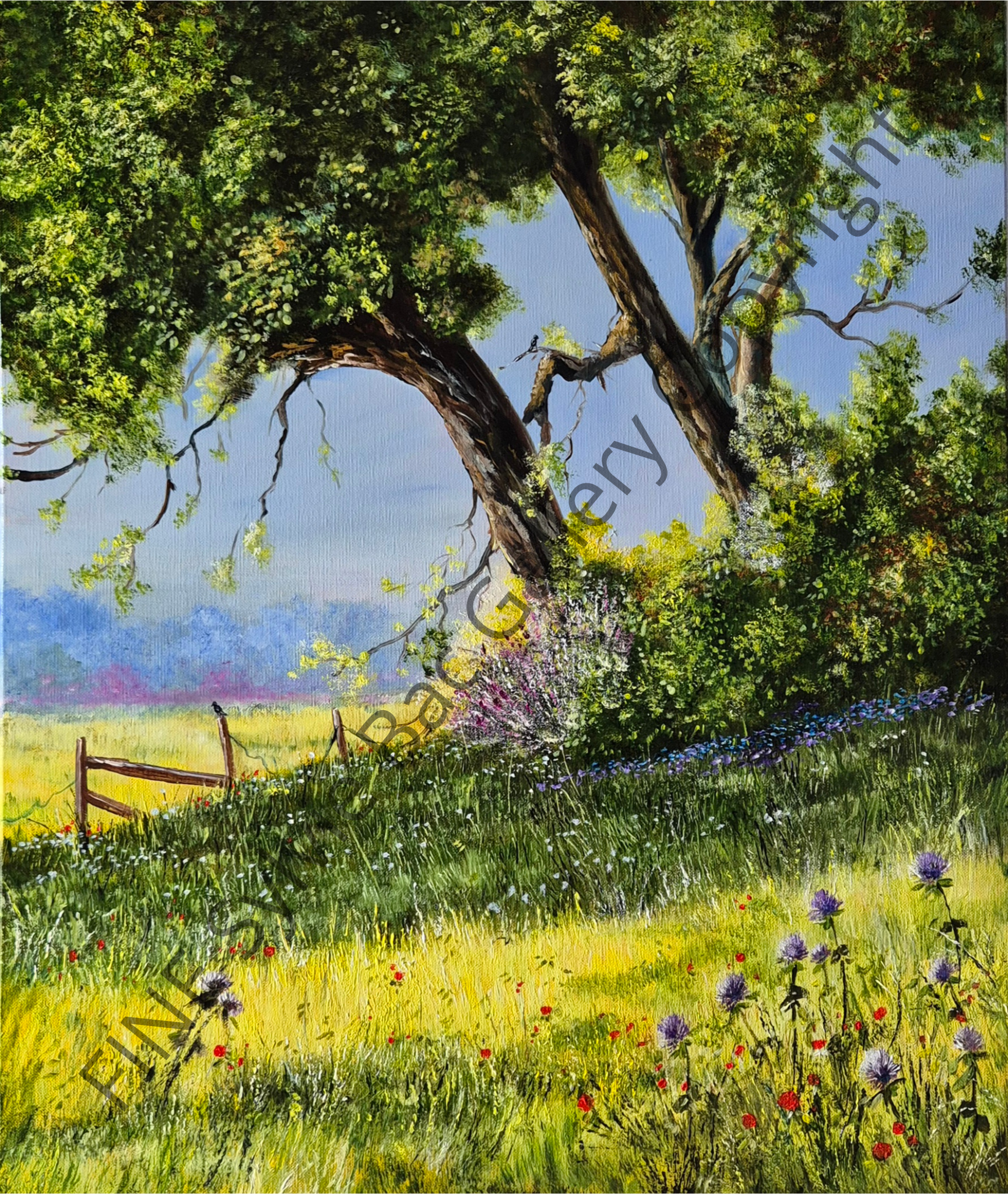 Sous les chênes
