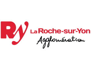 Logo de La Roche-sur-Yon avec le texte 'RN La Roche-sur-Yon' en rouge et noir.