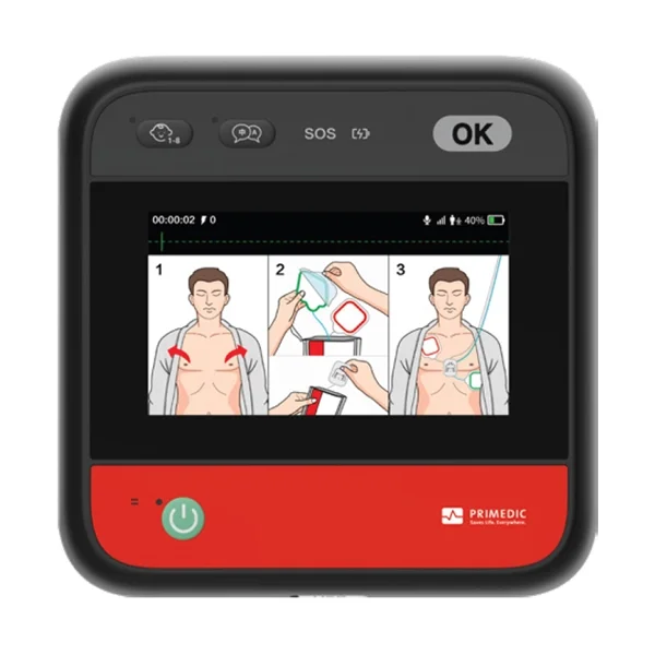 Défibrillateur Primédic – HeartSave myPAD – Avec écran LCD & Module LTE – MYPAD005