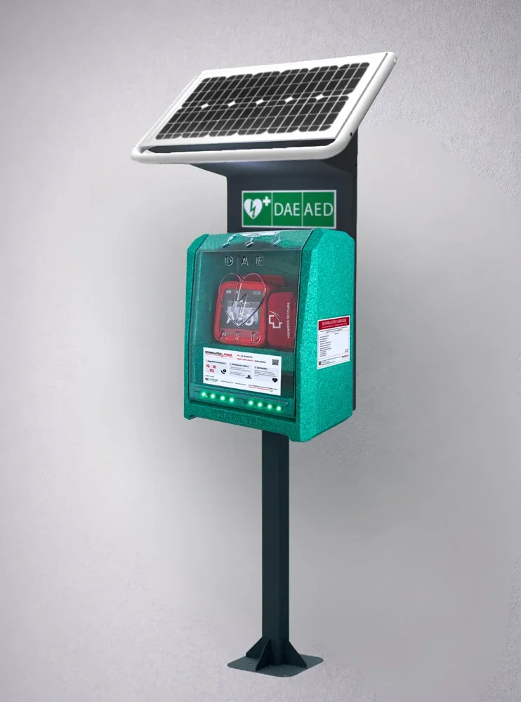 Coffre pour défibrillateur SDNS Tech ES.40 poteau