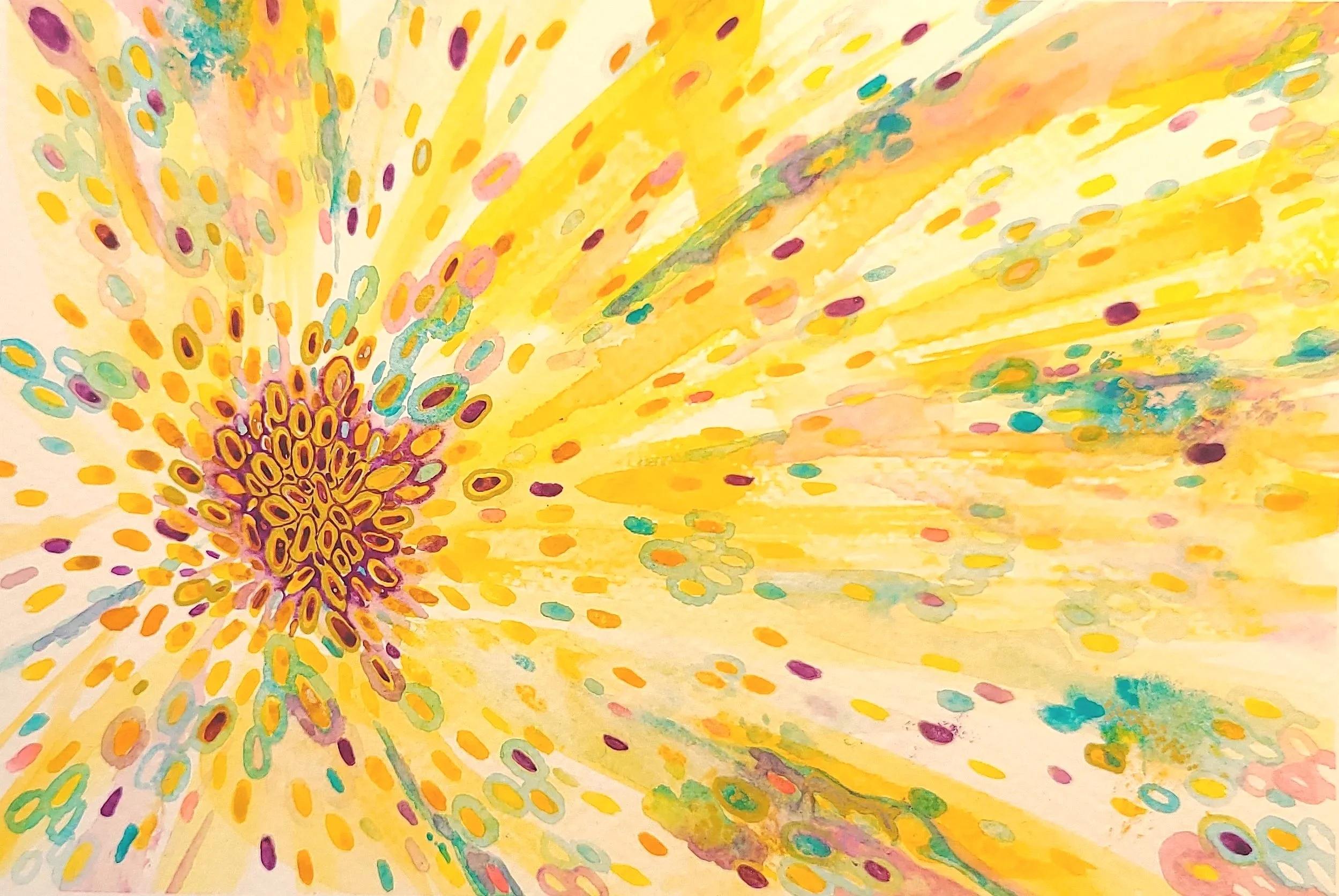 Explosion organique - Tirage format  A4 - 21x29.7cm / 70€ 