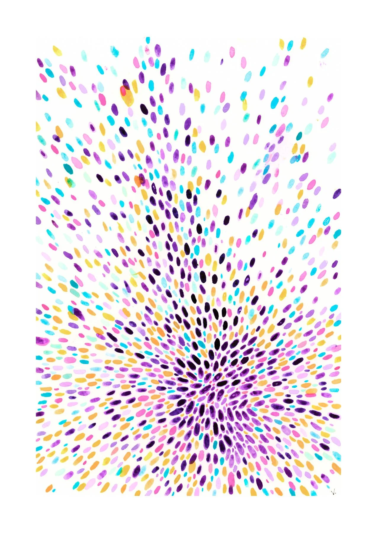 Folles confettis - Tirage format  A4 - 21x29.7cm / 50€