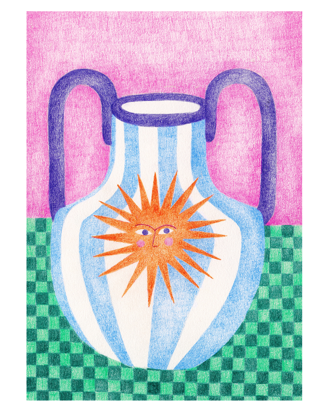 Vase soleil