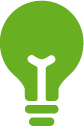 ampoule électrique verte