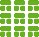 Motifs géométriques verts sur fond noir