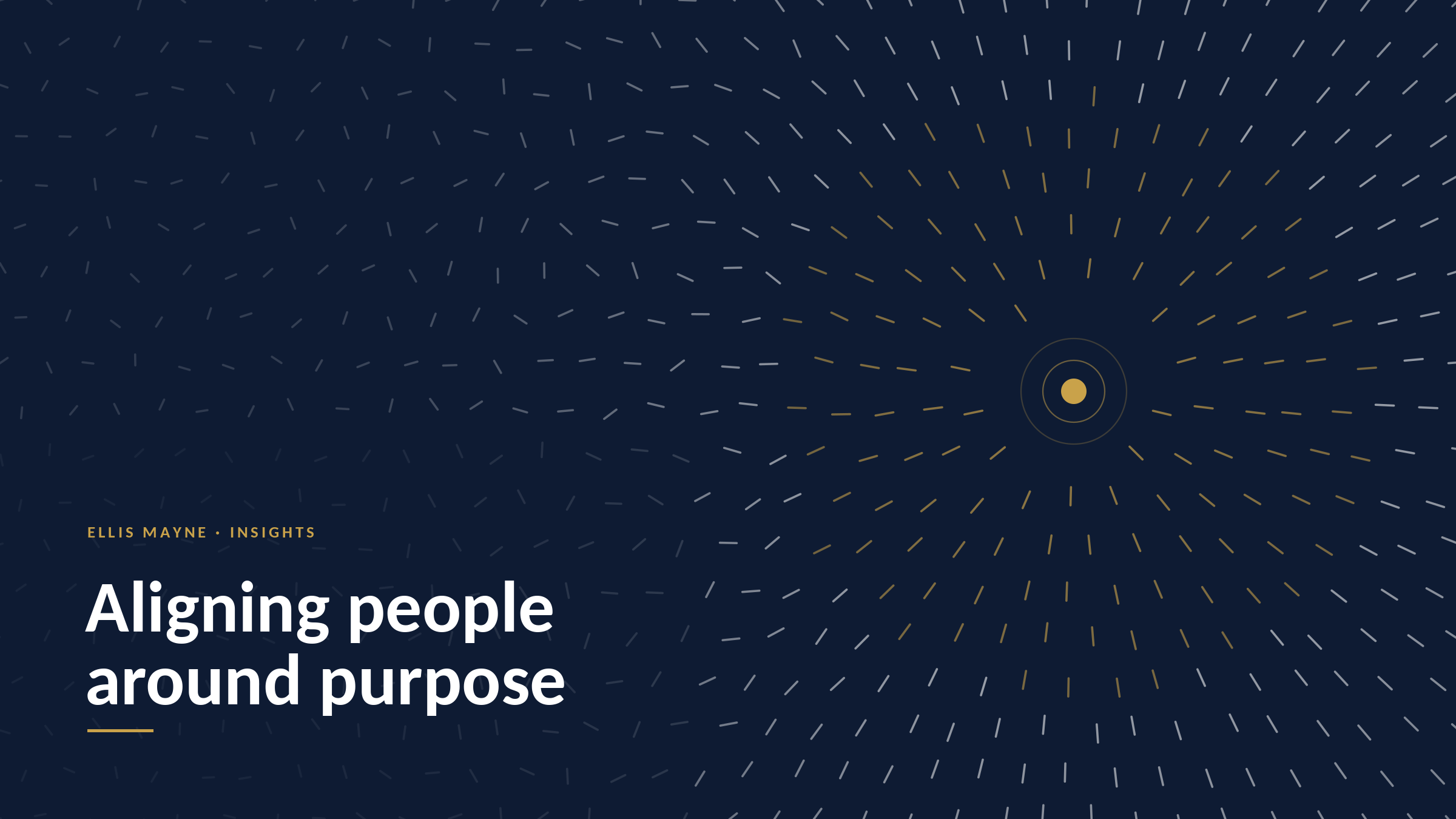 Aligning People Around Purpose