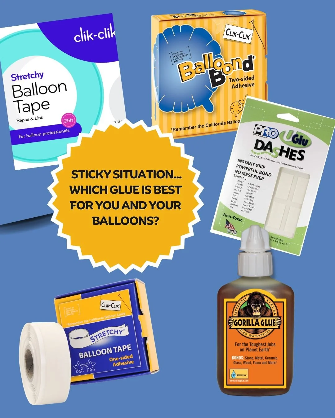 Which Glues are Best for Balloons?