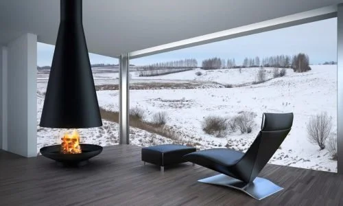 Silo 600 Suspended Fireplace
