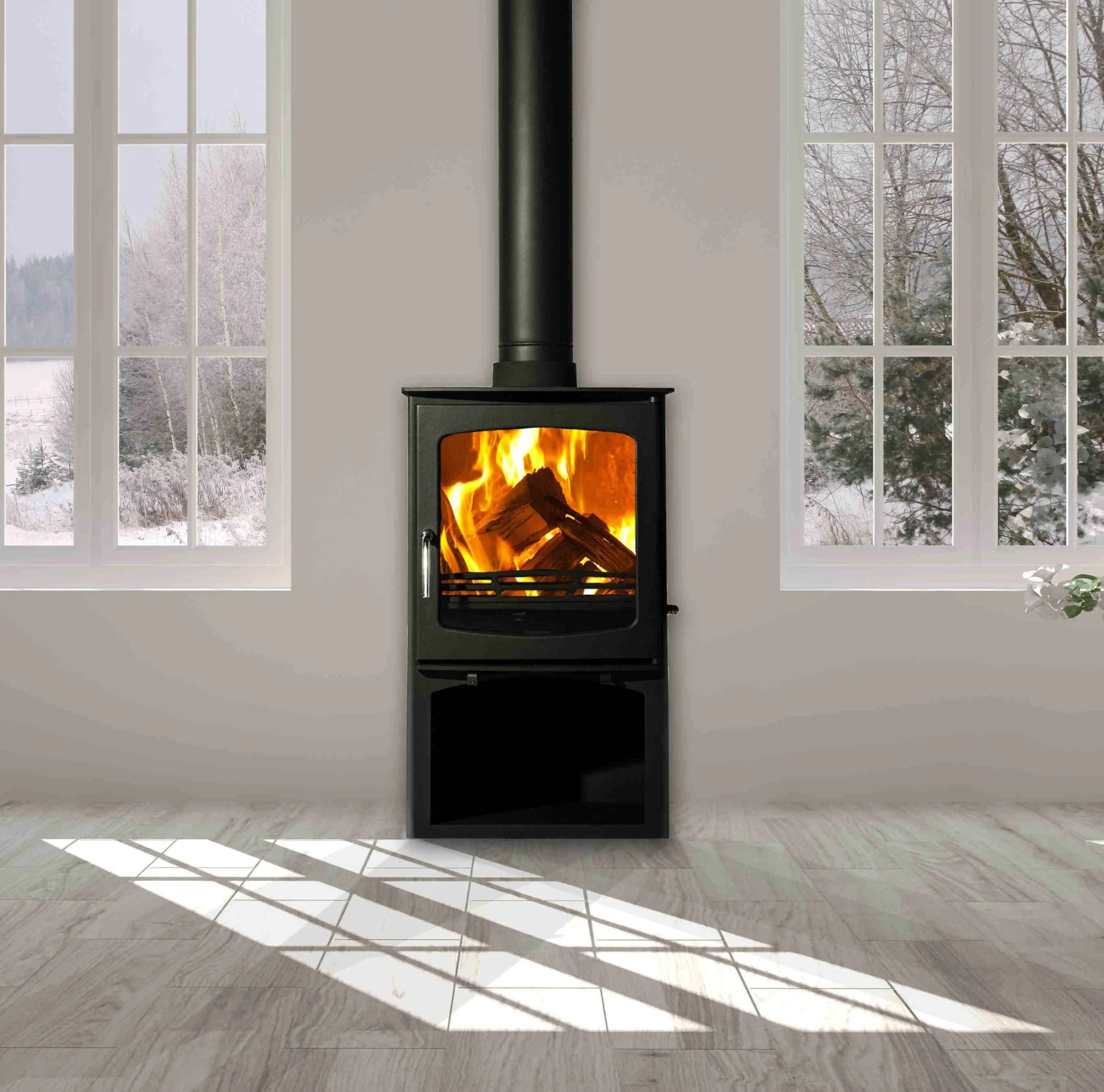 Sentinel Ottawa Curve with Log Stand