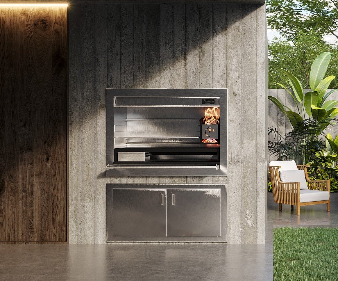 Northern Flame 1000 Stainless Steel Wood Braai