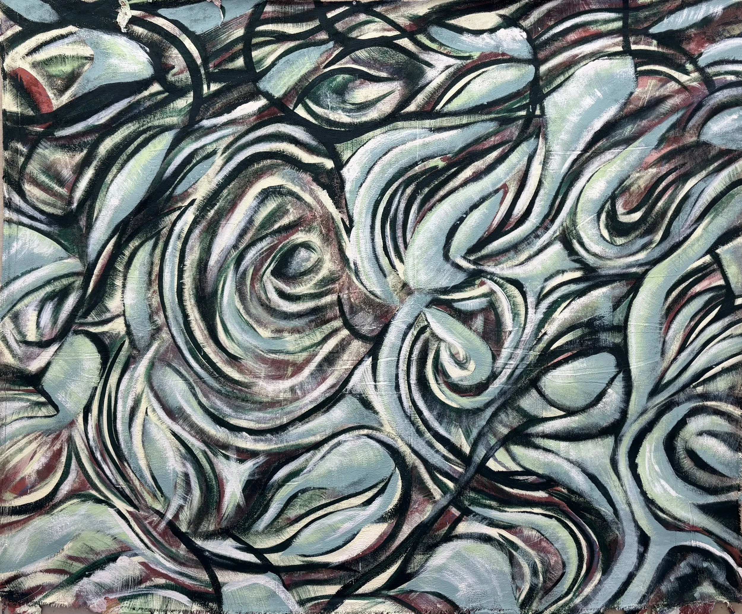 looking to be found // 52" x 65"