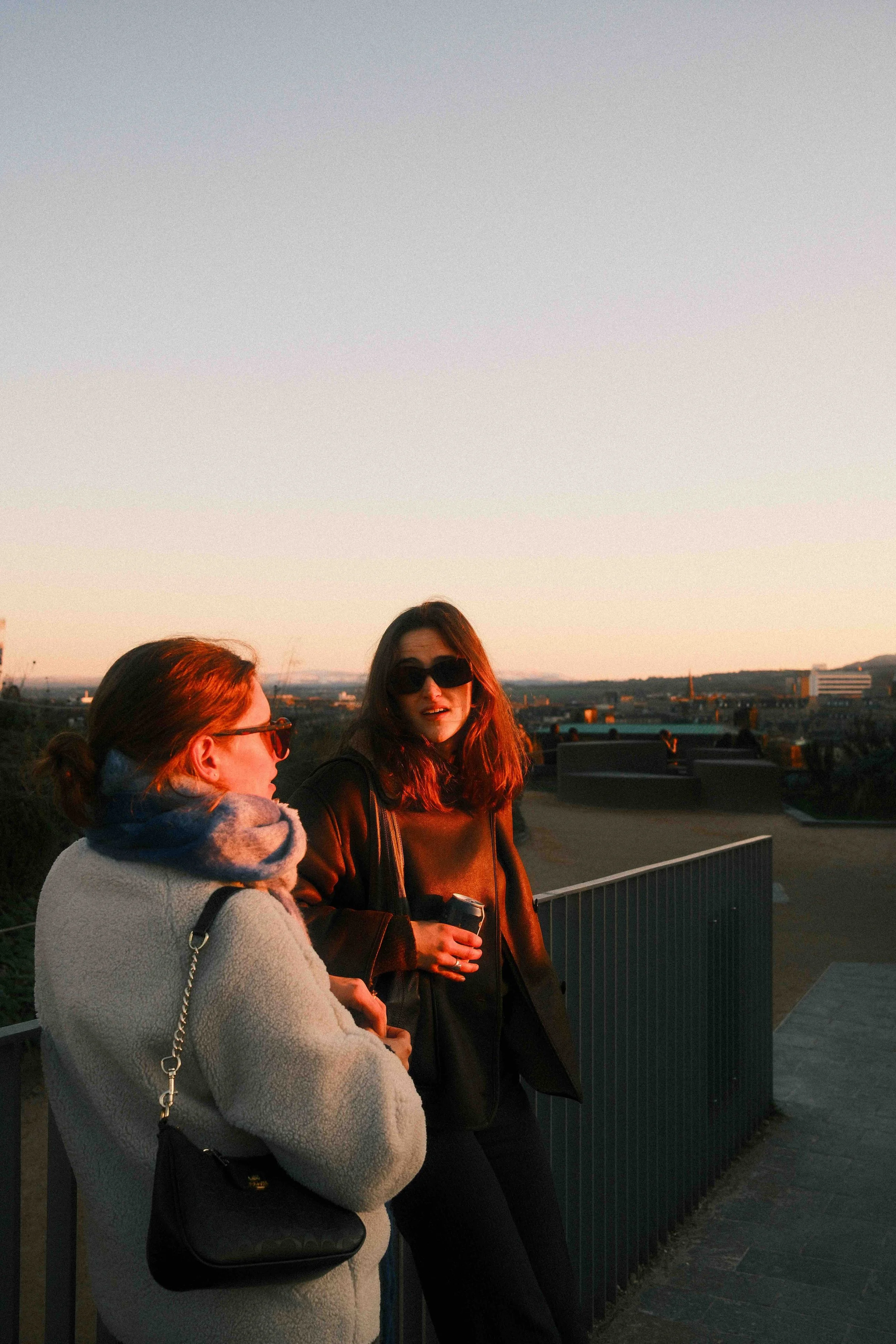 Sunset with Ellie at Cafe Calton