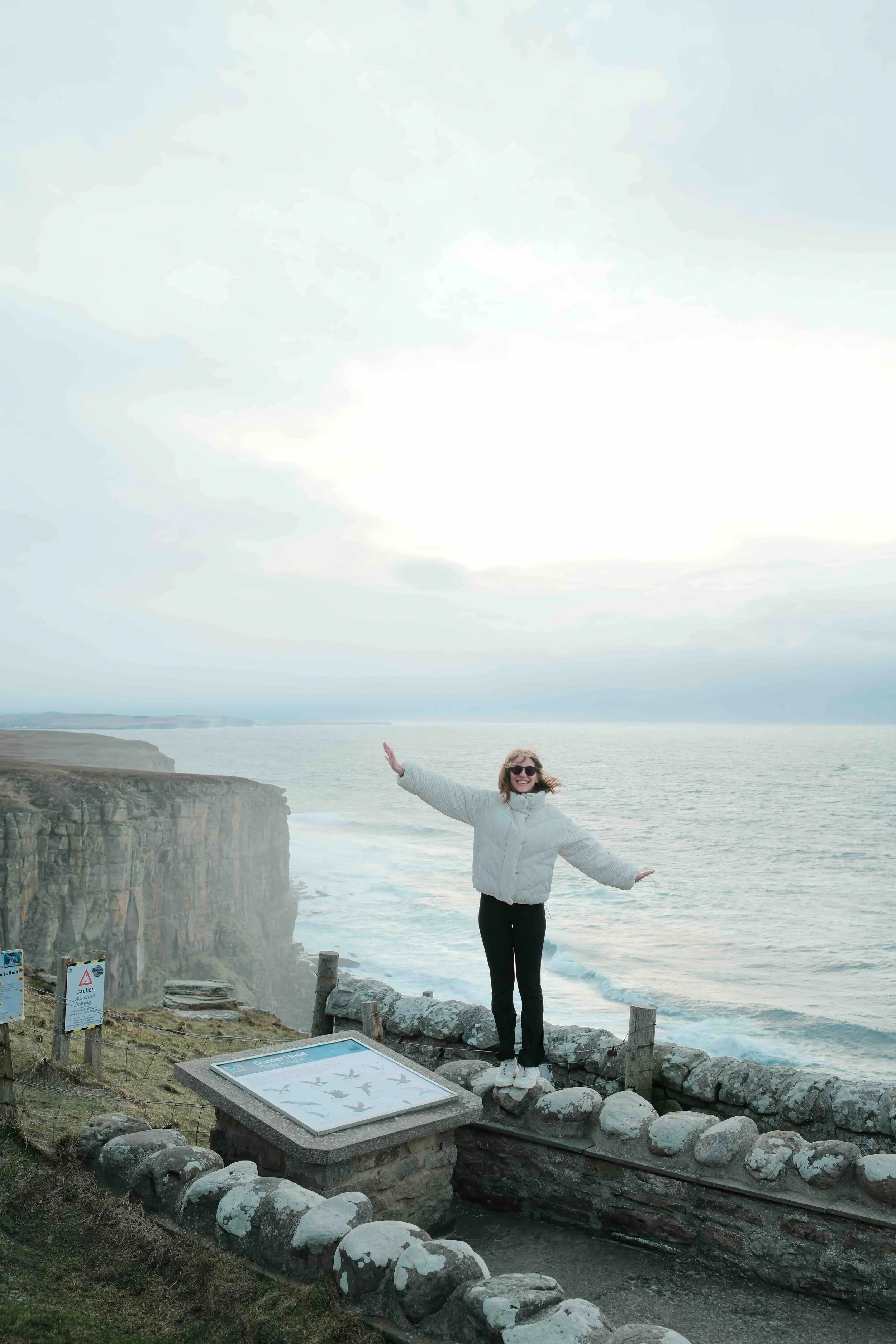 Kate at Dunnet Head