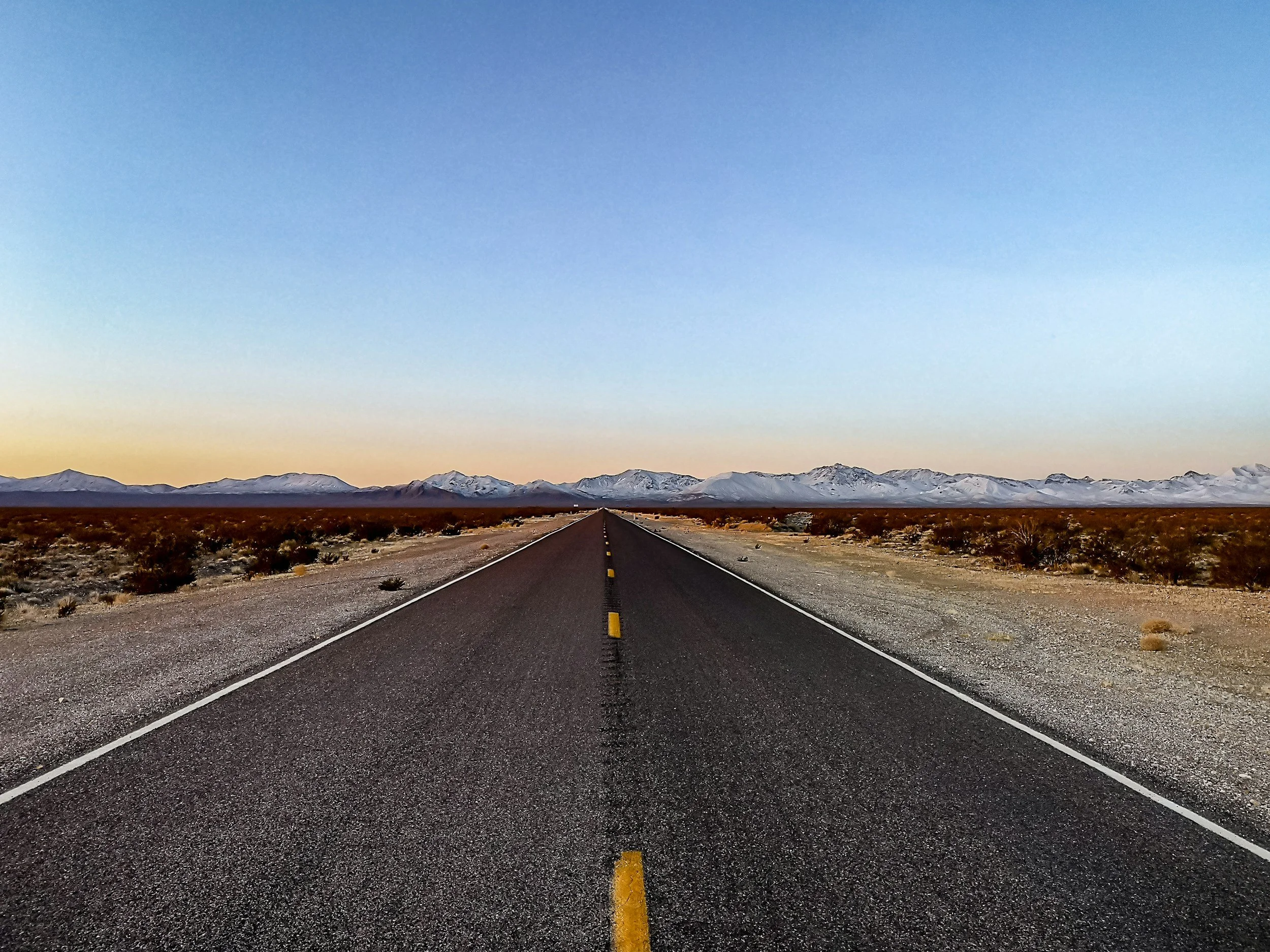 Open road representing the future growth and long-term vision of Aqua Auto Care