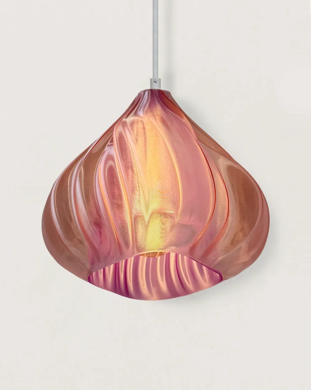 Lampe Souffle pivoine L 24cm 10165